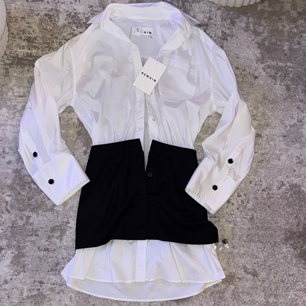 REMAIN layered suiting dress Dress